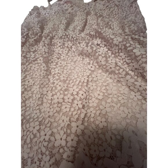 Victorias Secret Lace Romper With Adjustable Straps & Floral Design In Medium Si - Picture 5 of 5
